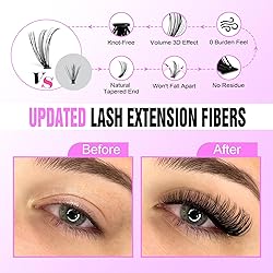 Pawotence Lash Extension Kit DIY 280pcs Individual