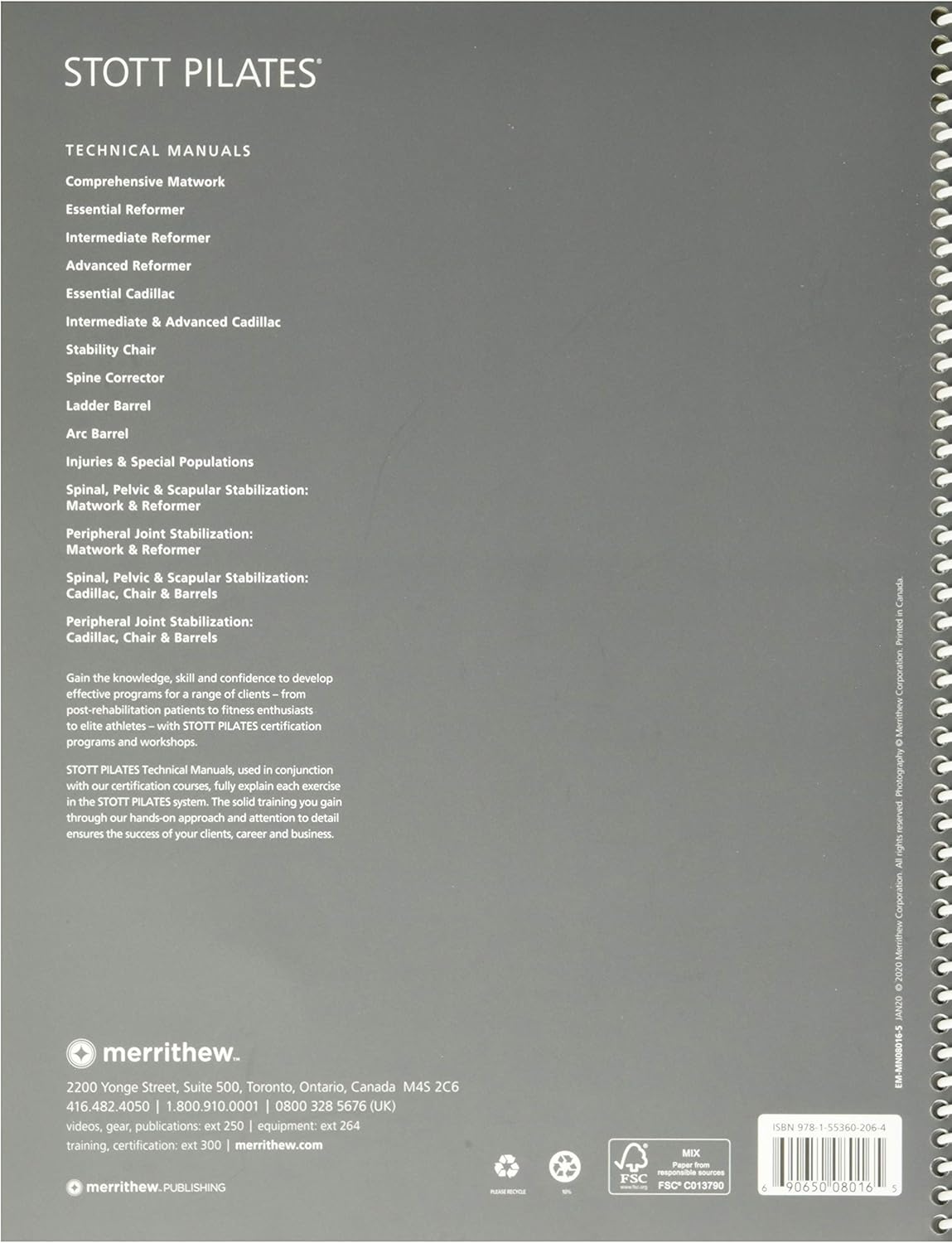 Stott Pilates Essential Reformer Manual-2nd Edition : Exercise Equipment : Sports & Outdoors