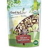 Food to Live Organic Energy Trail Mix, 8 Ounces — Non-GMO and Raw Nuts and Berries including Cashews, Golden Berries, Raisins, Walnuts, and Brazil Nuts. Non-Irradiated, Vegan Superfood, Bulk