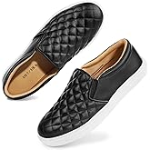 NCCB Women's Slip-On Loafers with Memory Foam Cushioning - Lightweight Casual Sneakers for All-Day Comfort