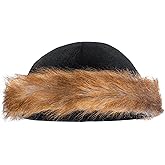 Dress Up America Mini Shtreimel - Jewish Fur hat - Great for Halloween, Purim and Year-Round - Traditional Jewish Headgear for Adults - Light Brown