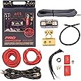 Elite Audio EA-PROK0 Pro Amplifier Wiring Kit - 5000W Max Power, Oxygen Free Copper Cables, Brass ANL Fuse Holder, 0 Gauge