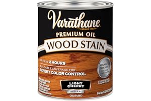 Rust-Oleum Varathane 211720H Premium Wood Stain, Quart, Light Cherry