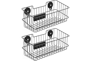 ULIBERMAGNET Magnetic Baskets, Large Capacity Metal Wire Mesh Basket Holder Organizer for Sundry Tool Storage, Magnetic Shelf for Garage, Laundry, Kitchen, Workshop, Cabinet(2 Pack)