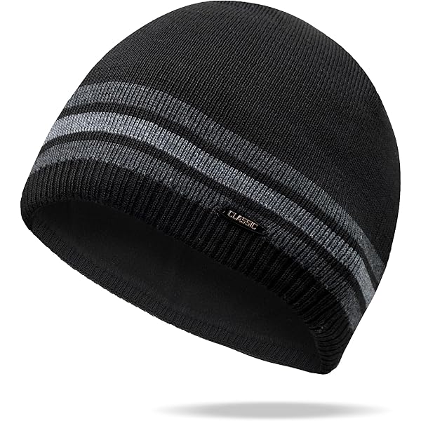 Momooda Men's Cable Knit Cuffed Beanie Hat Soft Warm Slouchy