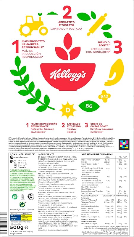 Flocos de milho kellogg's 500g
