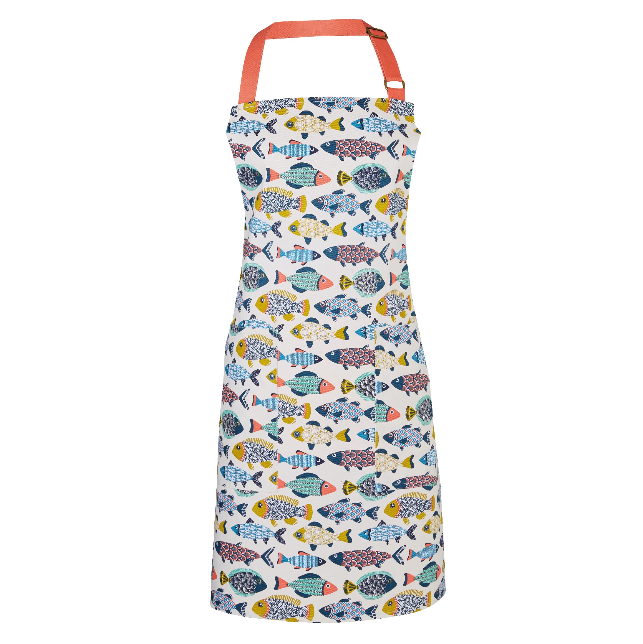 Ulster Weavers Aquarium Cotton Apron - With Cute Multicoloured Fish Animal Design - For Kitchen and Barbecue - Cooking Gifts for Bakers & Chefs - Homeware & Kitchenware Range