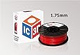 IC3D Red 1.75mm ABS 3D Printer Filament - 2.1lb Spool - Dimensional Accuracy +/- 0.05mm - Professional Grade 3D Printing Filament - MADE IN USA