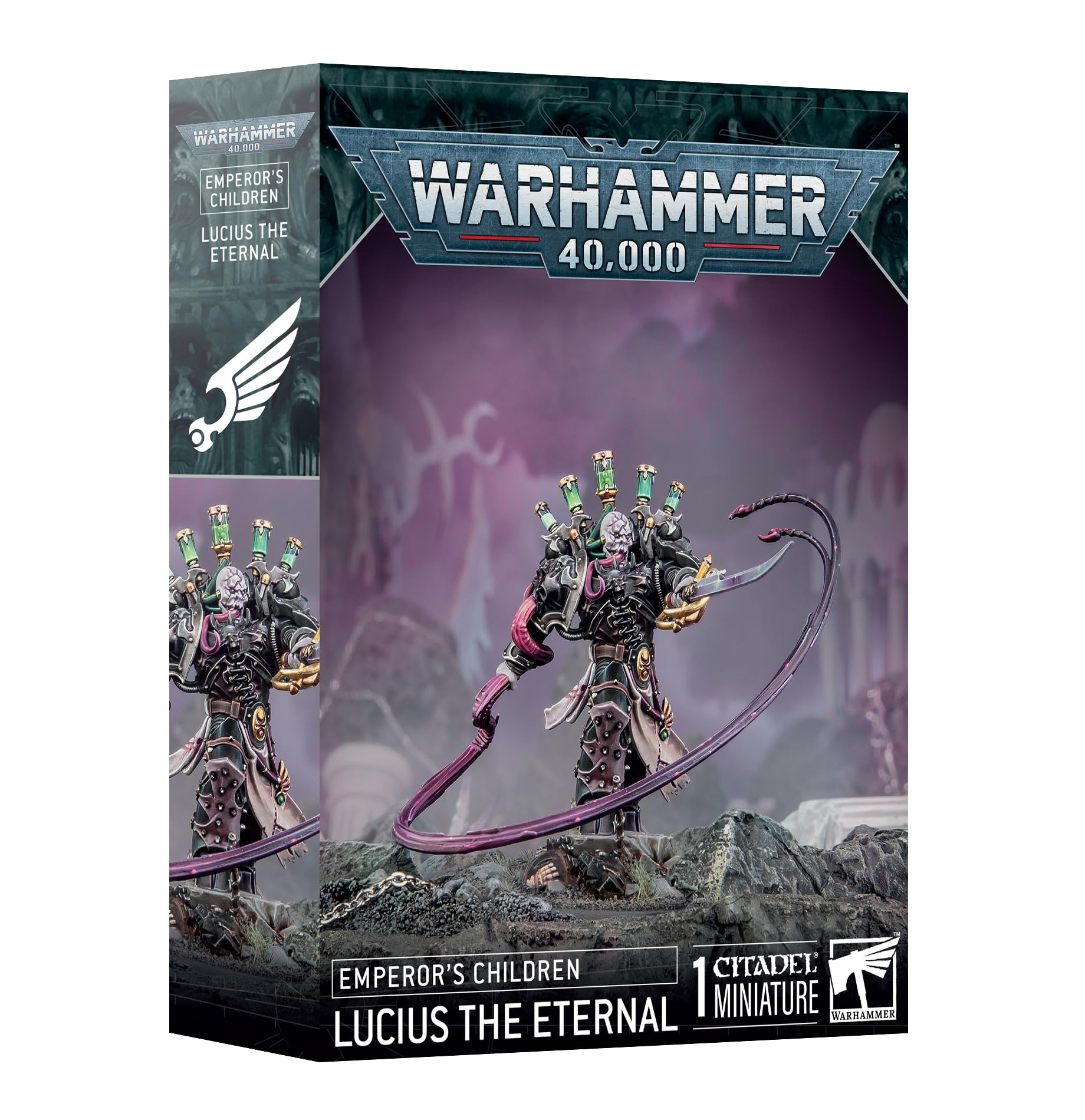 Games Workshop - Warhammer 40,000 - Emperor's Children: Lucius The Eternal, Red