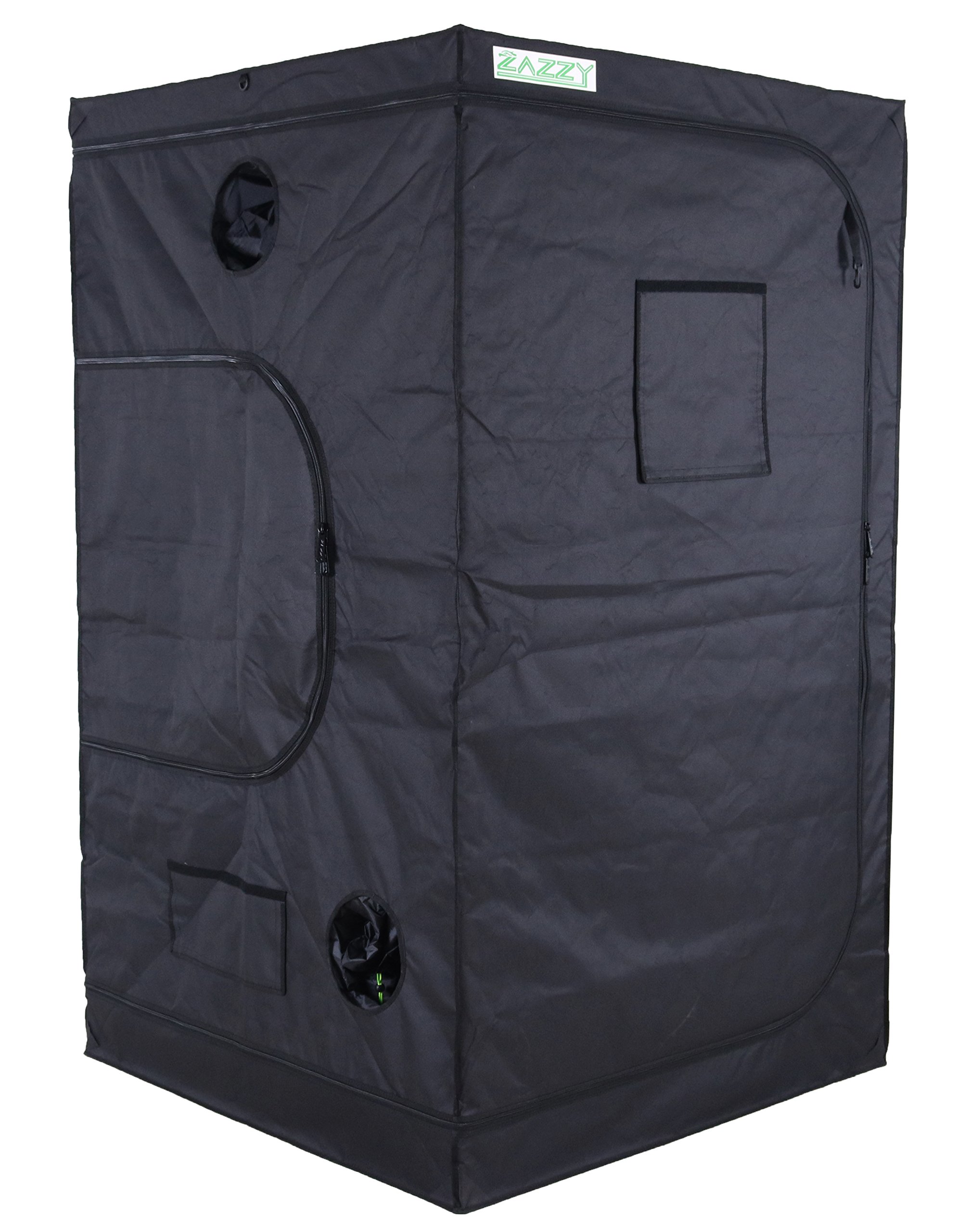 zazzy 48"x48"x78" Plant Growing Tents 600D Mylar Hydroponic Indoor Grow Tent