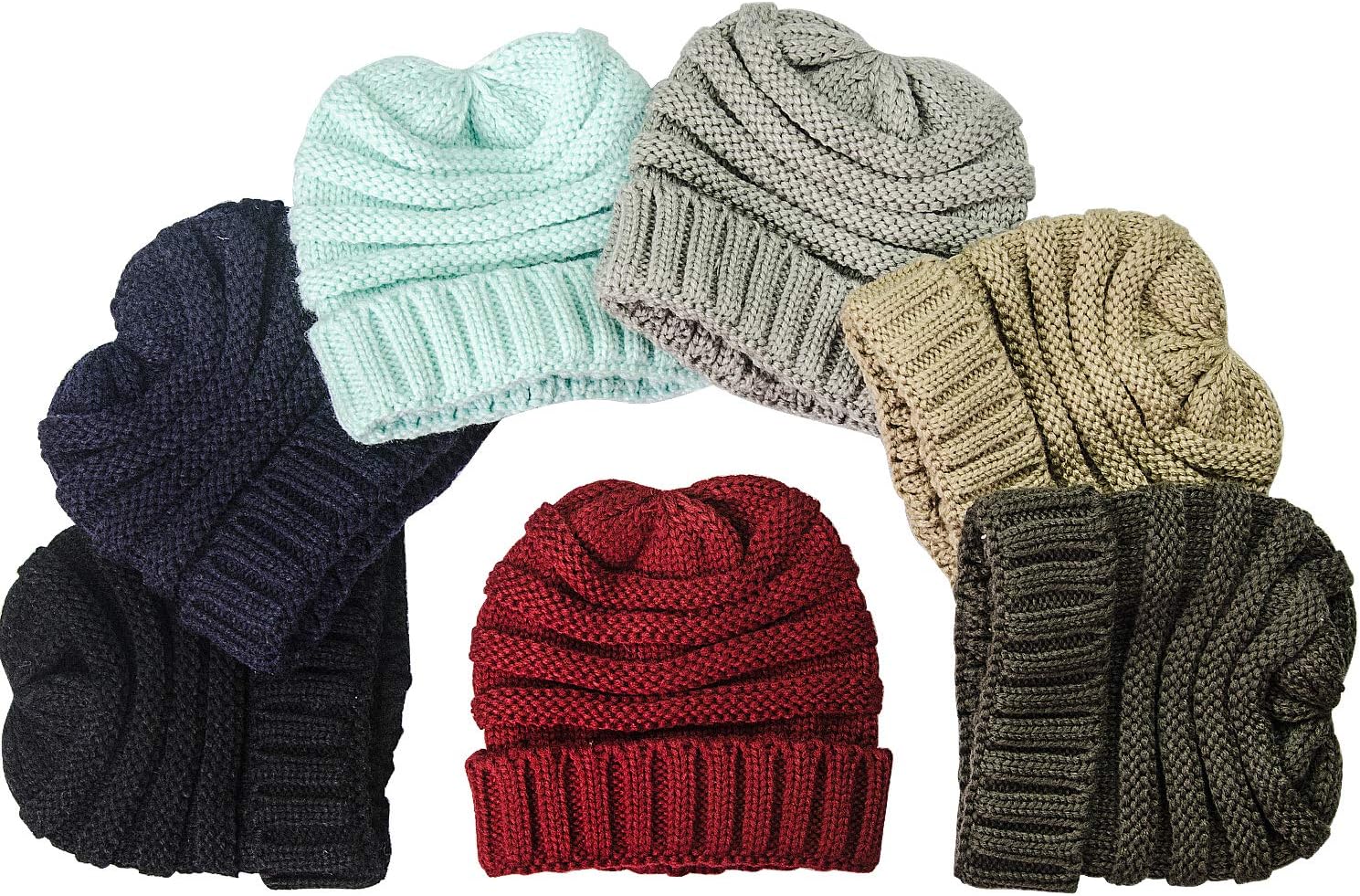 comoxi Soft Warm Knitted Baby Hats Boys&Girls Caps Cute Cozy Chunky Winter Infant Toddler Baby Beanies