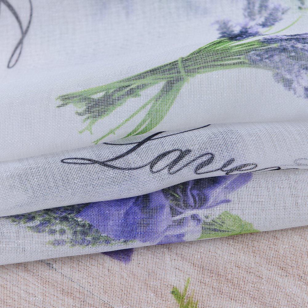 Curtains Window Treatments Qinshop2017 Purple Lavender Printing