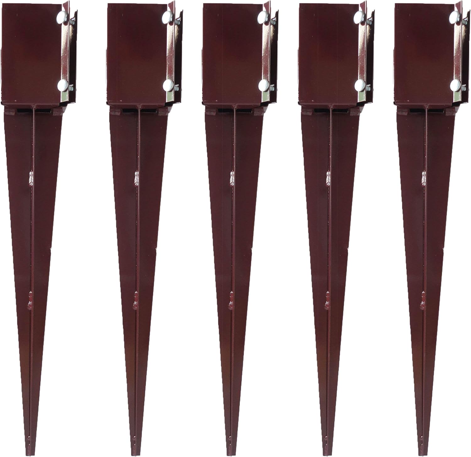 Fence Post Spike Support Holders Drive Down 600mm 3" / 75mm Like