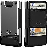 PROOF Wallet | Slim Minimalist Wallets for Men | Leather & Metal | RFID Wallet | Front/Back Pocket | Gift Box | Veteran Owned