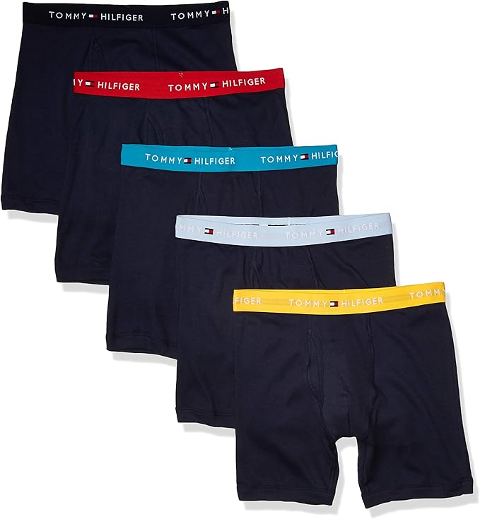 Tommy Hilfiger Men's Underwear Multipack Cotton Classics Boxer Briefs at Amazon Men’s Clothing store