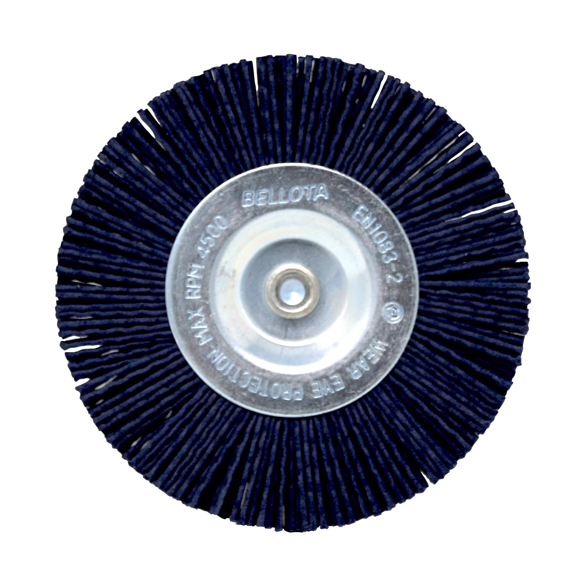 Bellota 50825-100F Circular Industrial Brush, Fine Grain (Nylon Thread, 100mm)