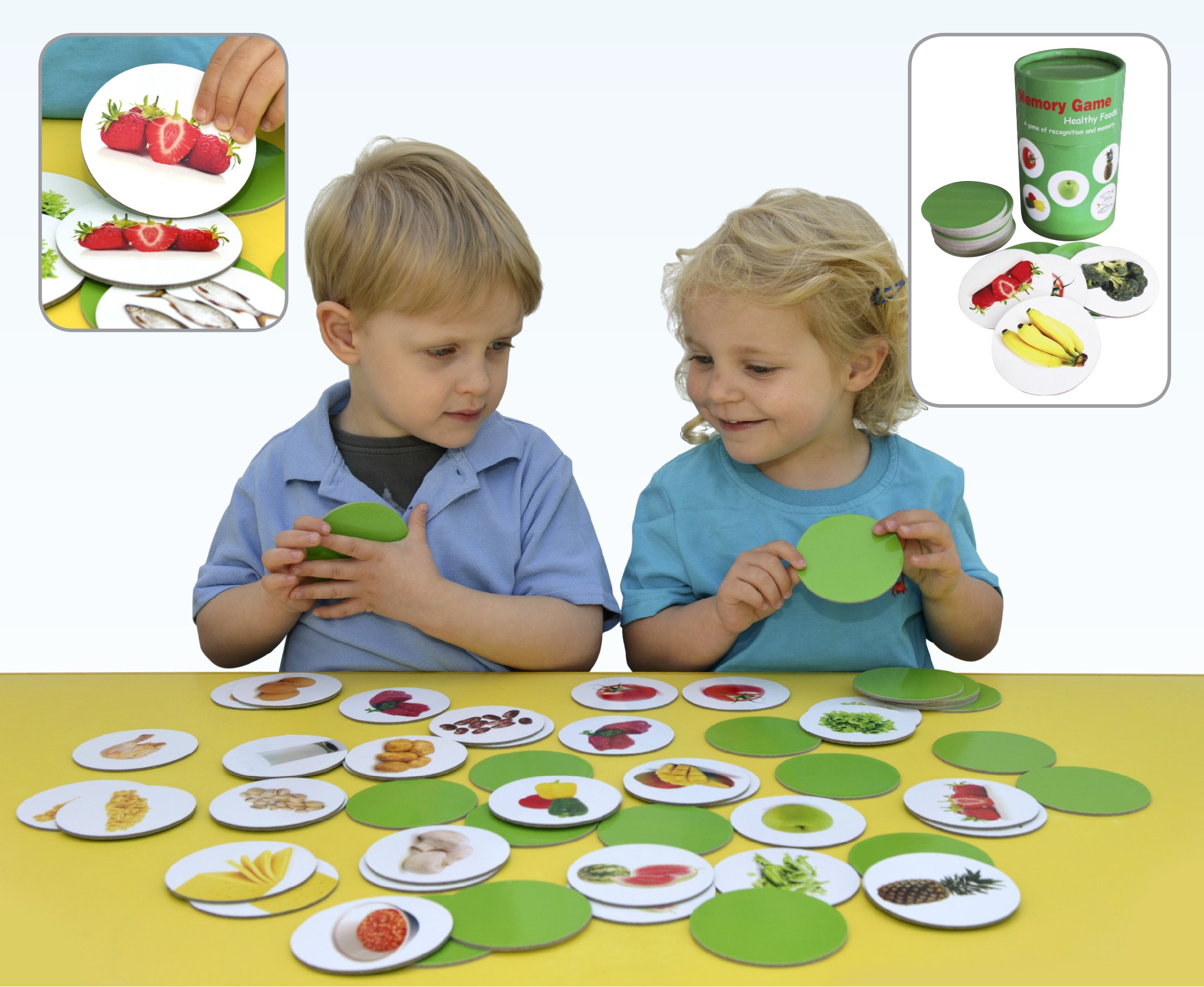 Educational Advantage FF-2994 Matching Pairs Healthy Foods