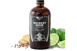 SWEETHAVEN TONICS Sweet Haven Tonics Shrub Cocktail Mixer Whiskey Sour - All Natural Shrub Cocktail Mix with Fresh Ingredients, Zero Preservatives, 16 oz Drink Mixers for 5 Star Cocktails & Mocktails
