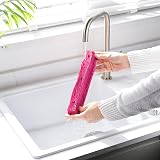Kleeneze Rubber Cleaning Broom with 1.2m Telescopic Handle Pink Grey view 4