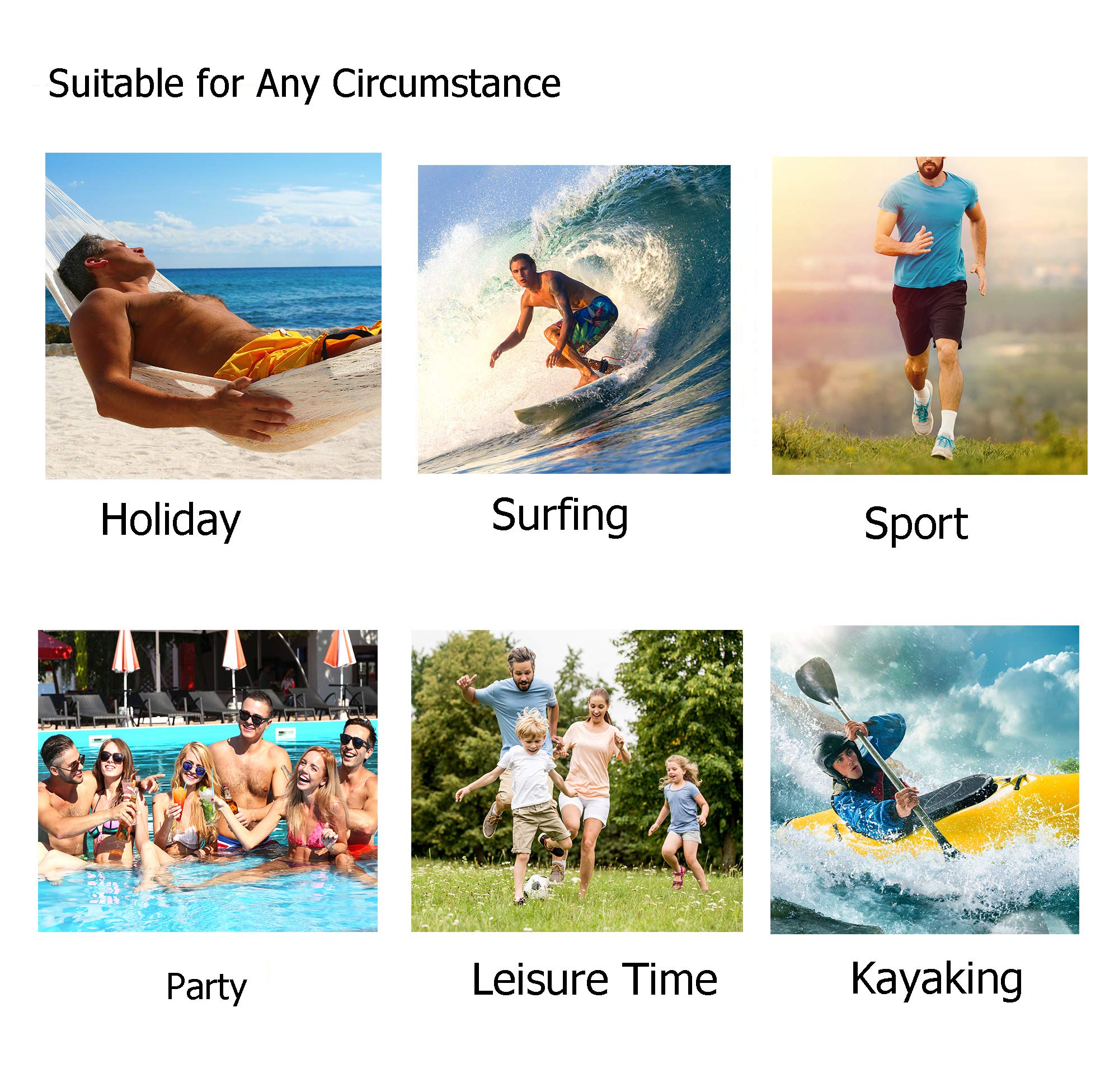 visesunny Men's Colorful Flower Print Beach Shorts