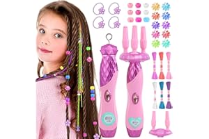 Yoloflix Hair Salon Toys for Girls, Automatic Hair Braiding Machine & Rope Braider with Accessories, Kids Hair Styling Tool, Christmas & Birthday Gifts Toys for Girls