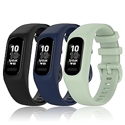 Gheper 3PCS Soft Silicone Bands Compatible with