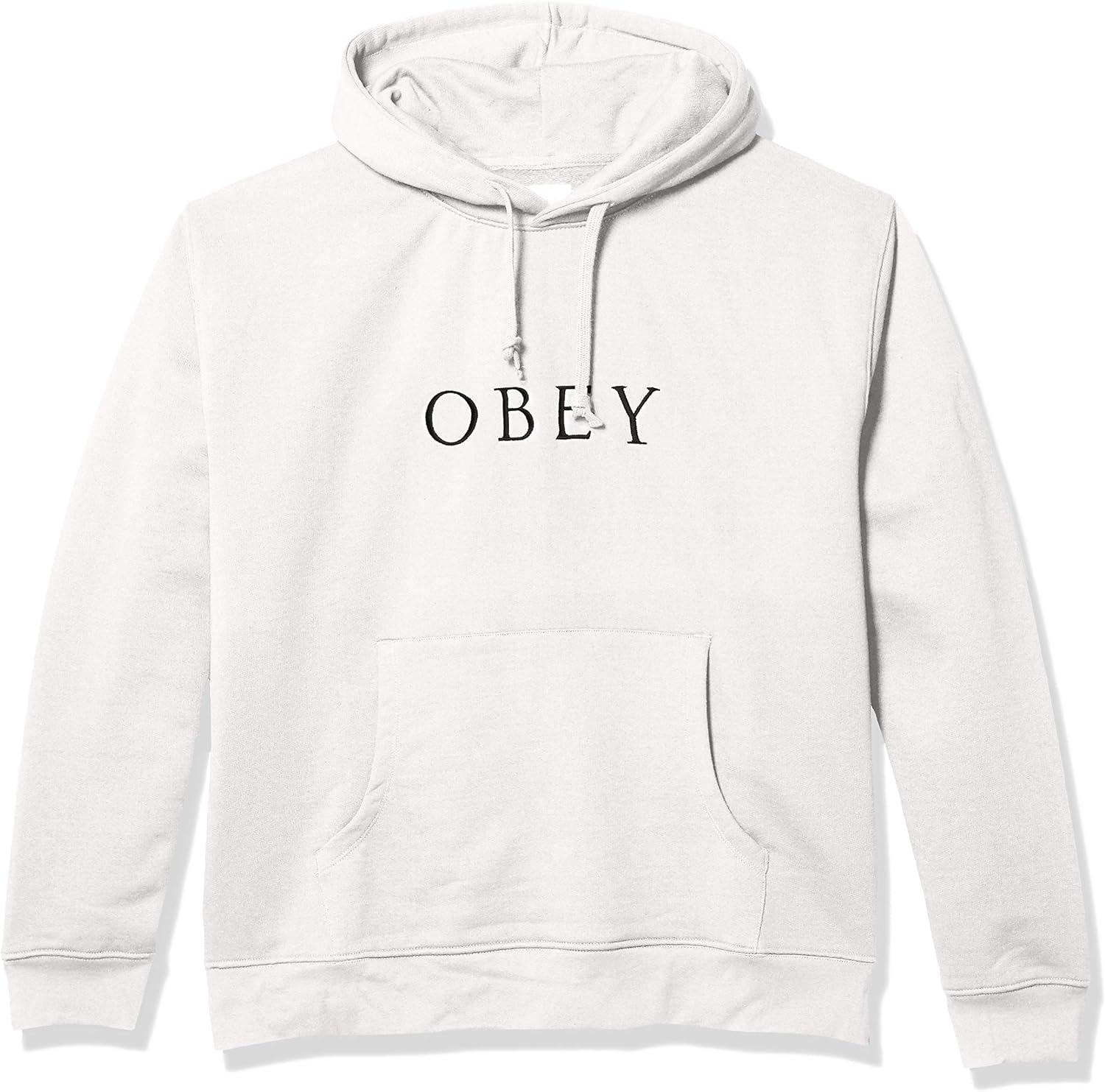 Obey Men's Sweatshirt, Recycled Yarns, Ideals Sustainable Logo Hood: Clothing