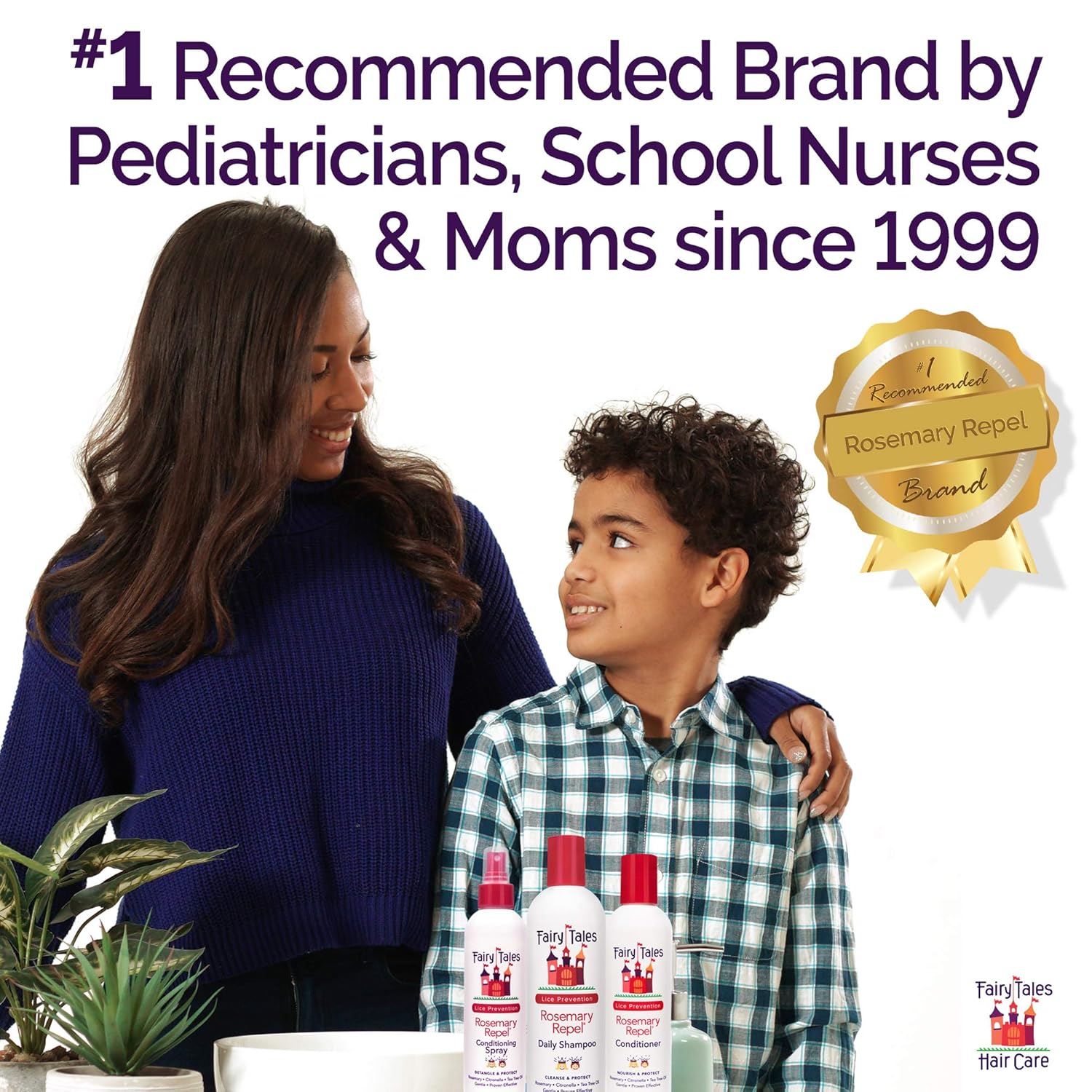 Fairy Tales Rosemary Repel Daily Kid Conditioning Spray- Conditioning Lice Spray for Kids for Lice Prevention, 8 Fl. Oz (Pack of 1): Industrial & Scientific