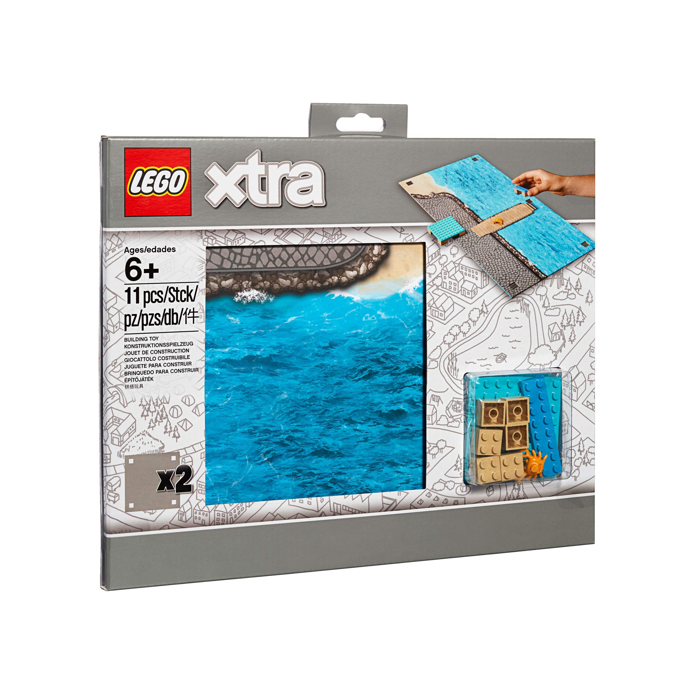 LEGO Sea Playmat - Catch some sun, sand and surf at the seaside!