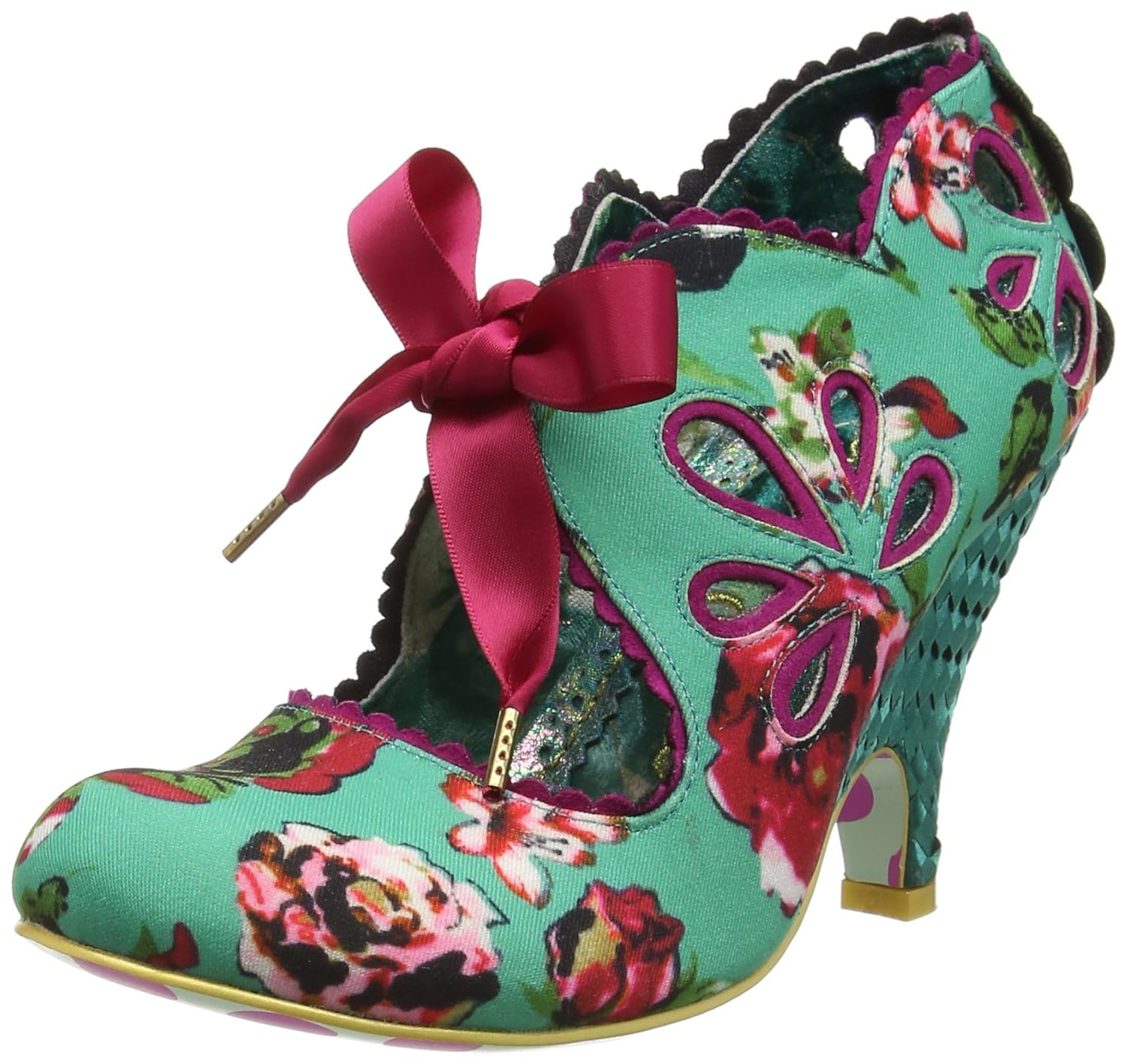 escarpins bleu turquoise