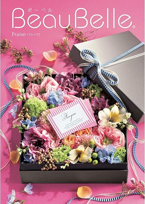 Amazon 母の日専用メッセージカード シール付き シャディ カタログギフト Beaubelle ボーベル フレーズ 包装紙 パステルローズ シャディ カタログギフト 通販