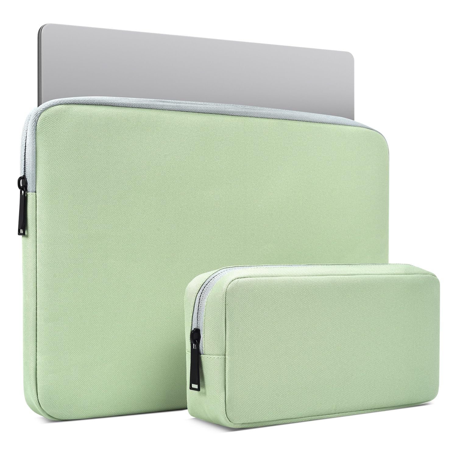 Photo 1 of 14 Inch Laptop Case Sleeve for Samsung 14 Galaxy Chromebook Go, HP ASUS Lenovo Acer Dell Chromebook 14 Computer Bag, Green
