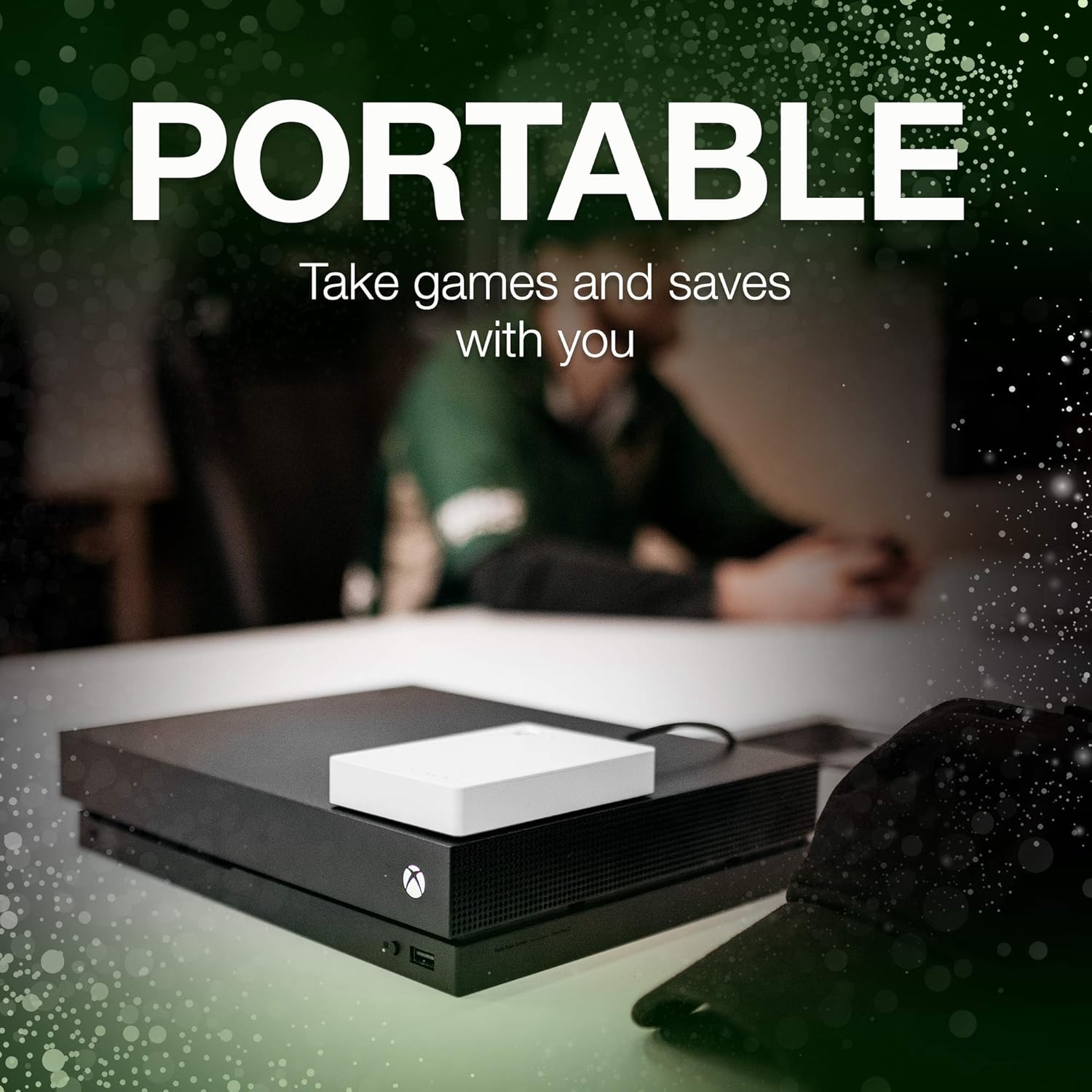 Seagate Game Drive For Xbox 4TB External Hard Drive Portable HDD, USB 3.0 – White, Designed For Xbox One, 2 Month Xbox Game Pass Membership (STEA4000407): Computers & Accessories