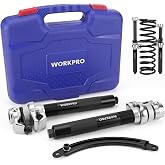 WORKPRO 2-Piece Heavy Duty Coil Spring Compressor Tool Set, 2200LB Capacity | Strut Compressor Tool, Locking Jaws and Safety Bracket for Strut Service Car SUV Truck