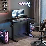 FLEXISPOT Electric Standing Desk Height Adjustable 100x60cm Black Frame view 2