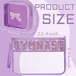 BuyCard 2 Pcs Gymnastics Gifts Cosmetic Makeup Bag