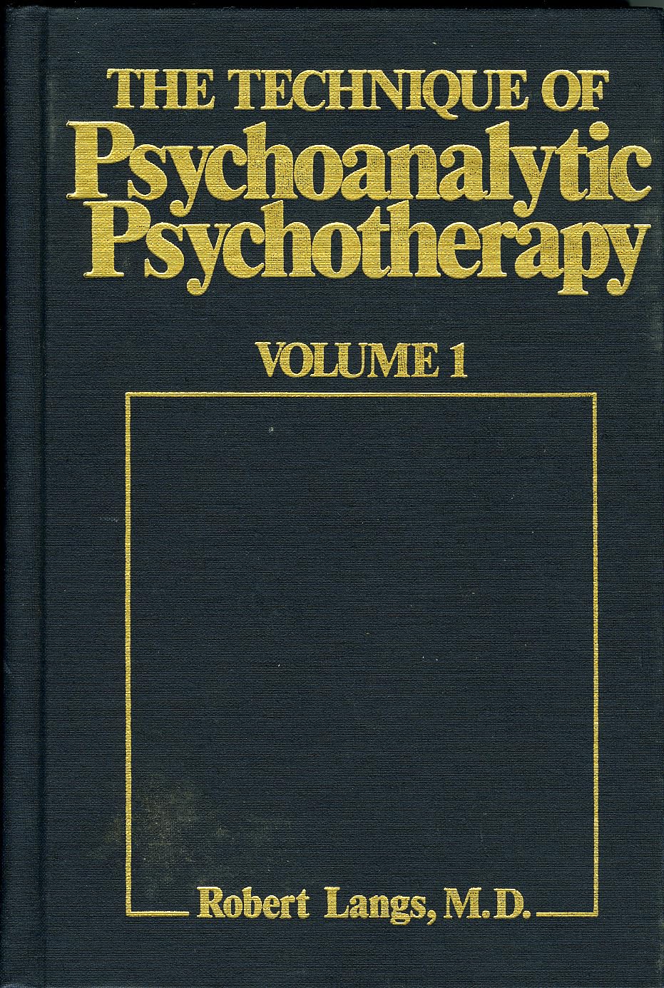 Technique of Psychoanalytic