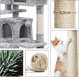 Yaheetech 138.5cm Cat Tree with Scratching Posts and Condo view 6