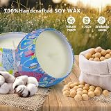 Yinuo Mirror Scented Candles Gift Set 4 x 5.6 oz Soy Wax Tin Candles view 4