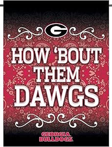 Rico Industries Georgia University Garden Flag 13" X 18"