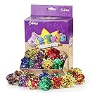 Chiwava 45PCS 1.6'' Mylar Balls Cat Toy Shiny Crinkle Ball Kitten Crackle Lightweight Play Assorted Color