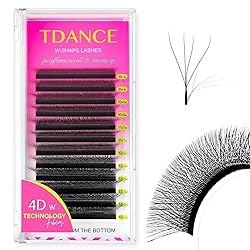TDANCE W Eyelash Extensions 4D Premade Fans W