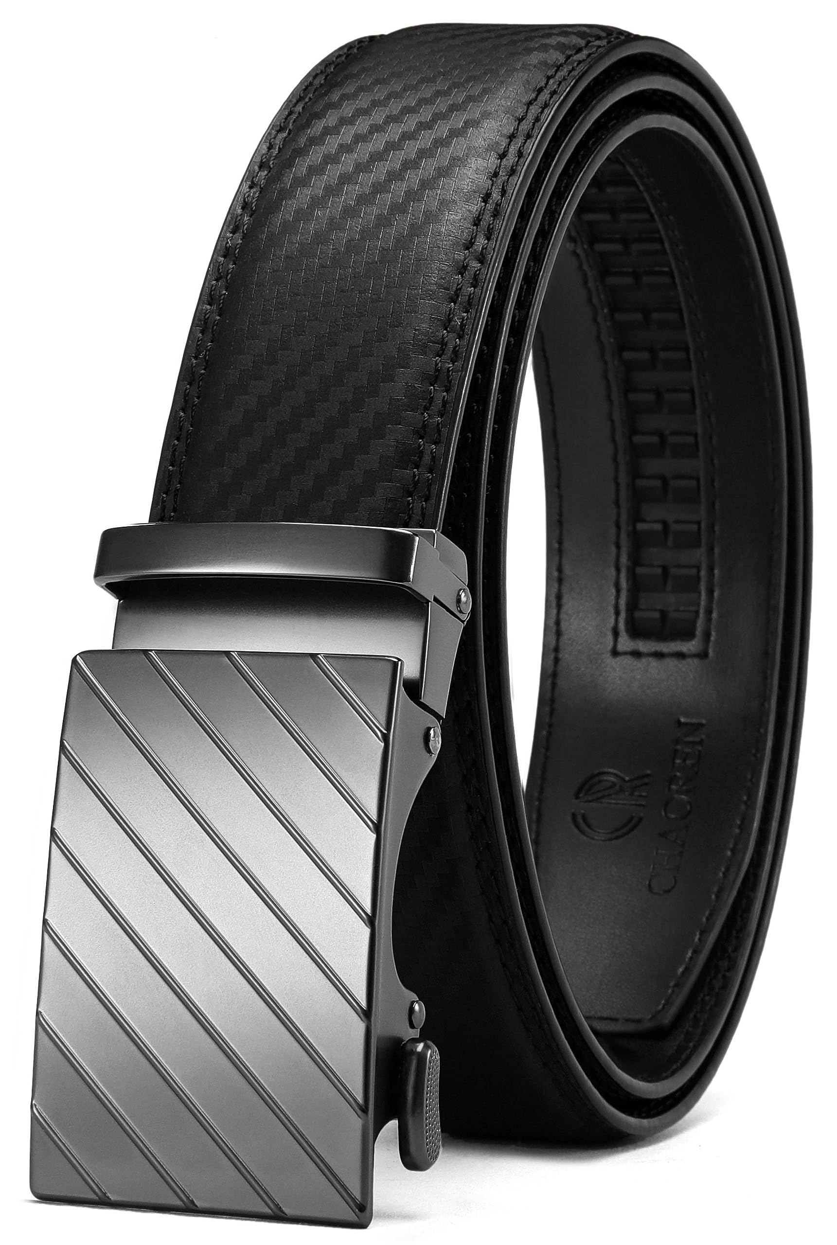 CHAOREN Leather Ratchet Belt Men - Customizable