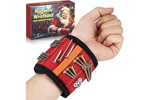 Cinnvoice Christmas Stocking Stuffers for Men Adults Christmas Gifts Box for Men Magnetic Wristband for Holding Screws White Elephant Exchange Ideas for Tool Dad Him Husband Who Have Everything Wants