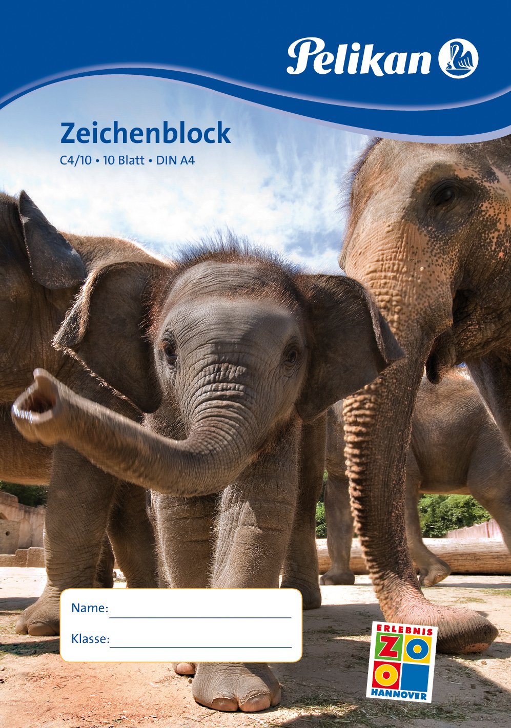 Pelikan Zeichenblock C4/10 A4 10 Sheets