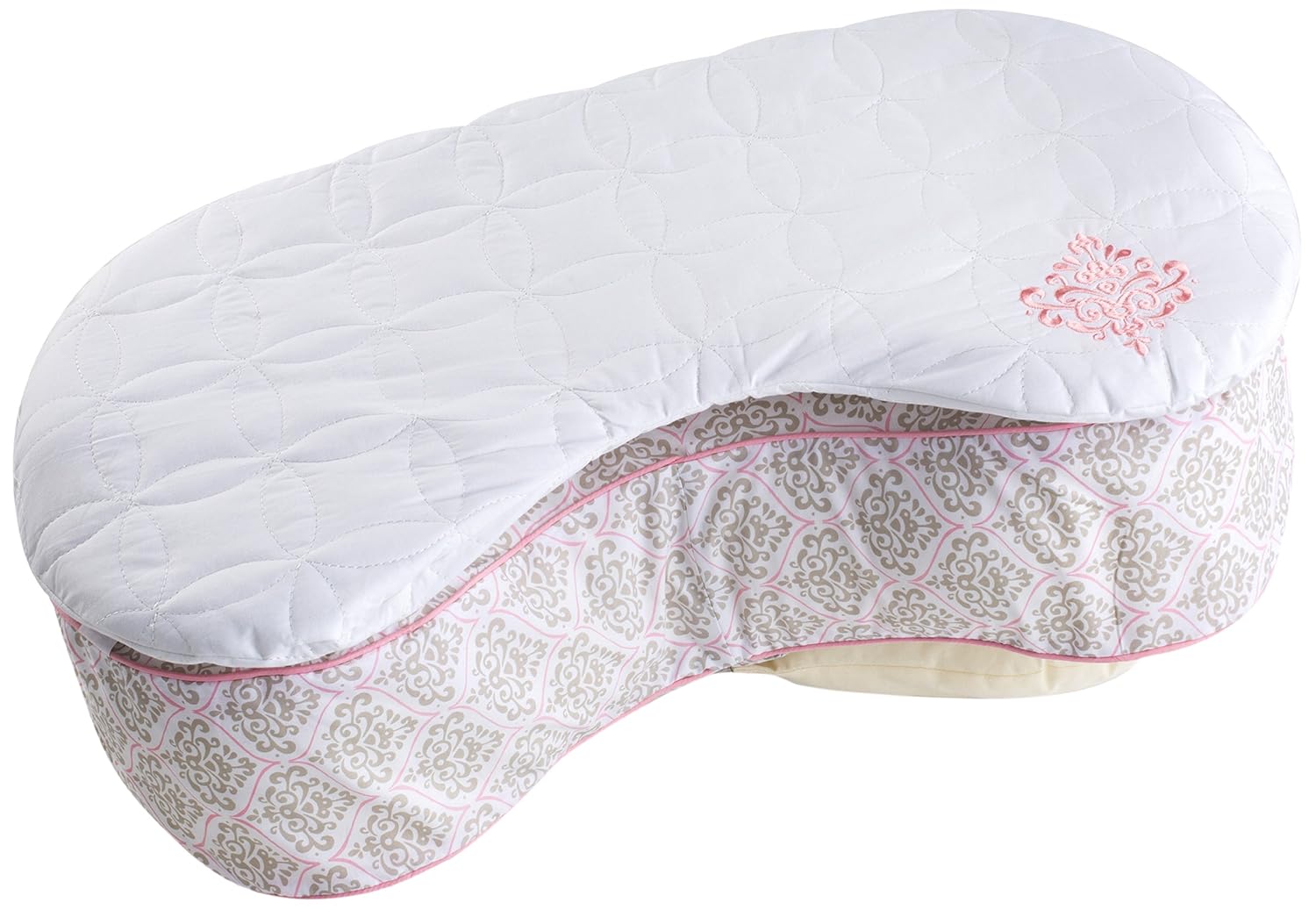Buy Born Free Bliss Nursing Pillow Quilted Slip Cover Damask