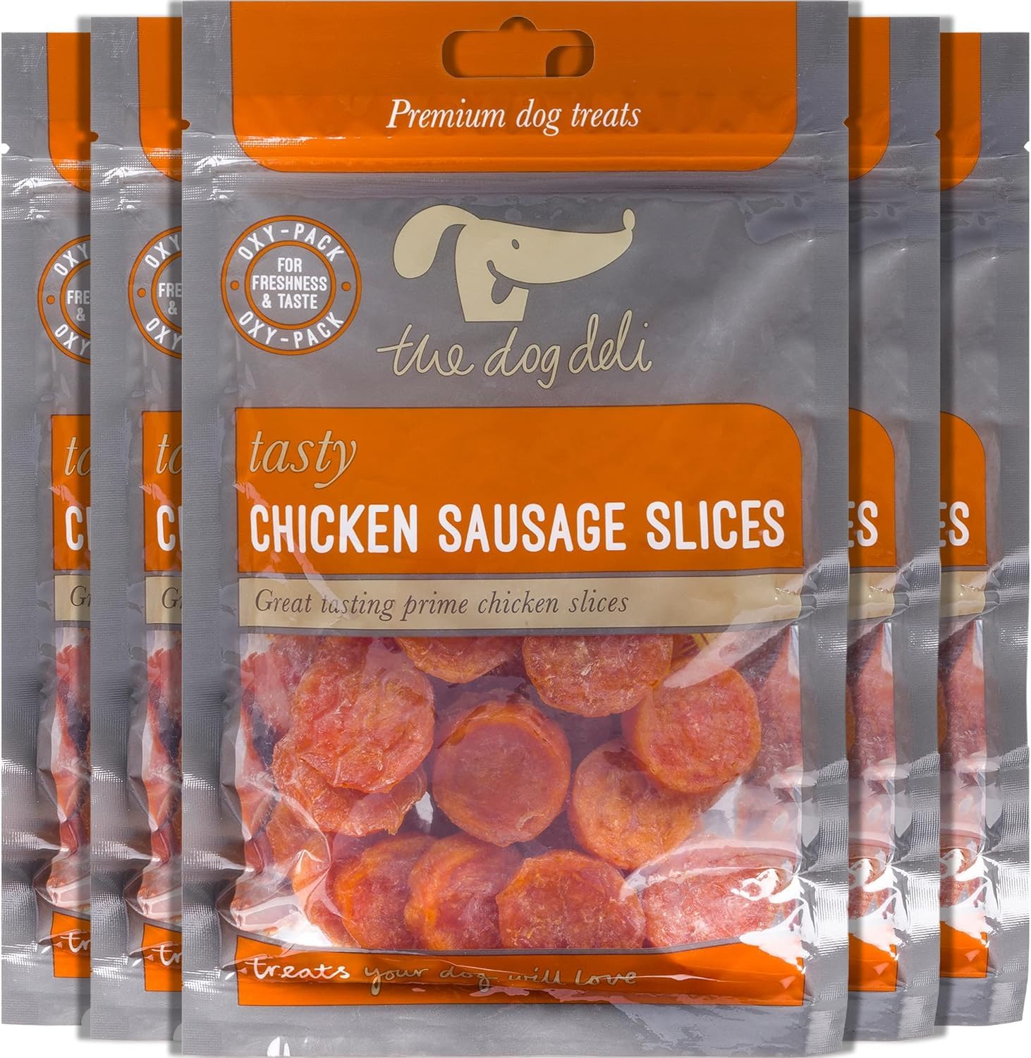 Petface The Dog Deli Chicken Sausage Slices, 100g (Pack of 5) — image 1