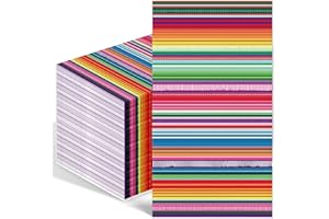 IANFEPH 100PCS Mexican Fiesta Paper Napkins Disposable Hand Towels for Bathroom 3 Ply Cinco De Mayo Guest Napkins Colorful Stripes Mexico Dinner Napkins for Wedding Birthday Mexico Taco Party Supplies