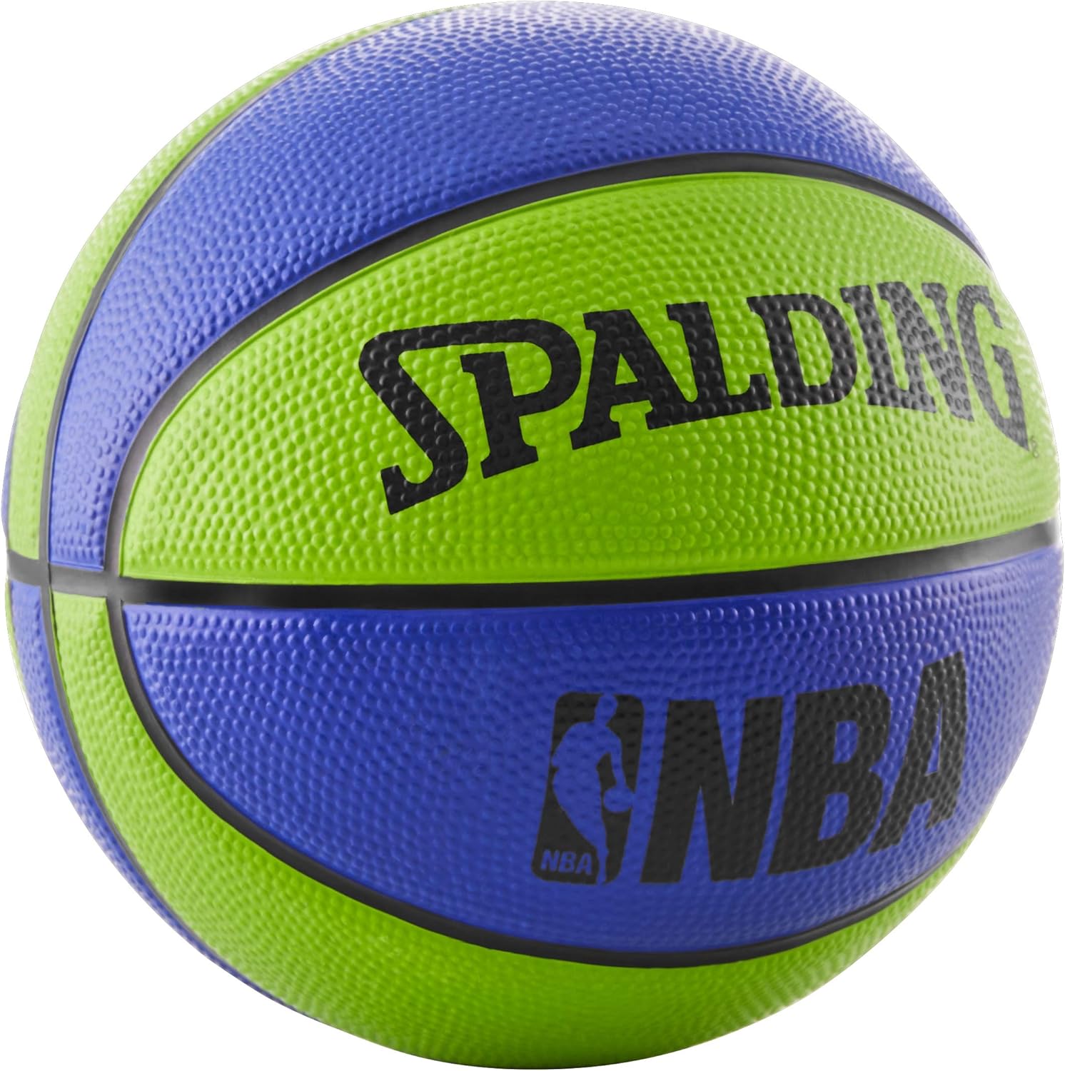 Spalding NBA Mini Rubber Outdoor Basketball, Blue/Green : Sports & Outdoors
