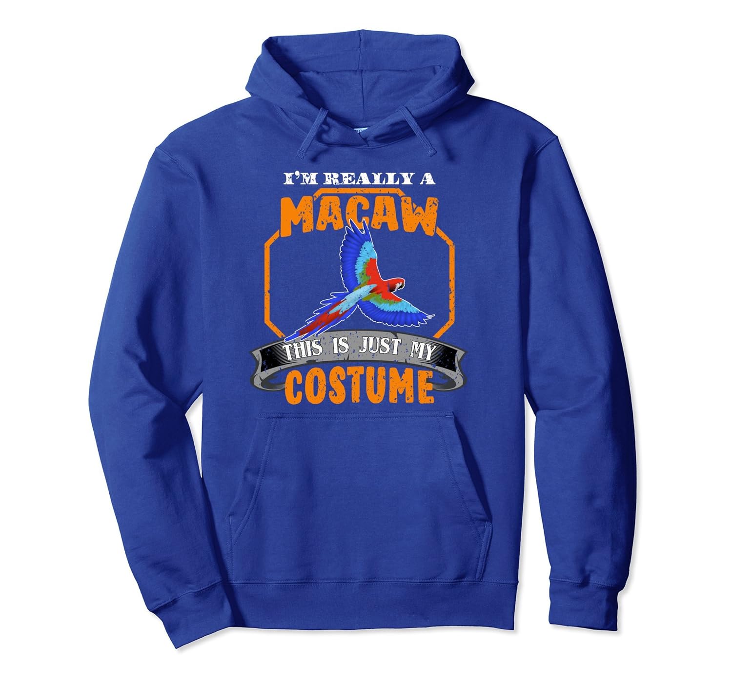 Halloween Costume Hoodie I'm a Macaw-ANZ